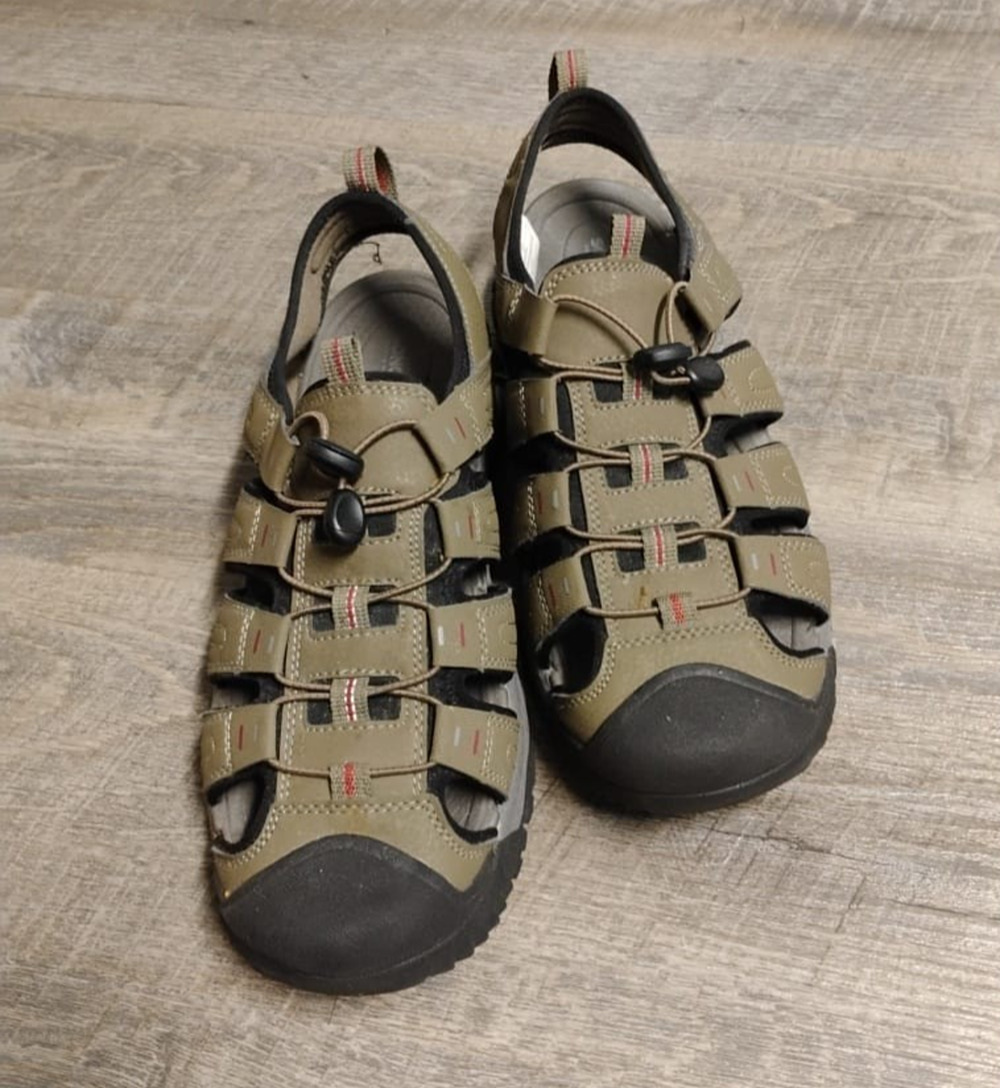 Sonoma Goods For Life Men Size 10 Claxtonn tan/brown Outdoor Sandals Adjustable